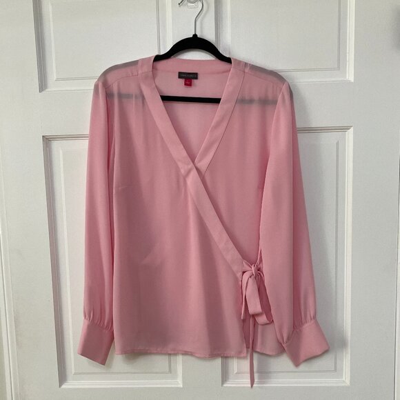 Vince Camuto Wrap Top Size Large - Picture 1 of 2